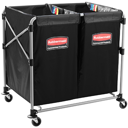 Rubbermaid<span class='rtm'>®</span> Collapsible Basket Truck - (2) 4 Bushel